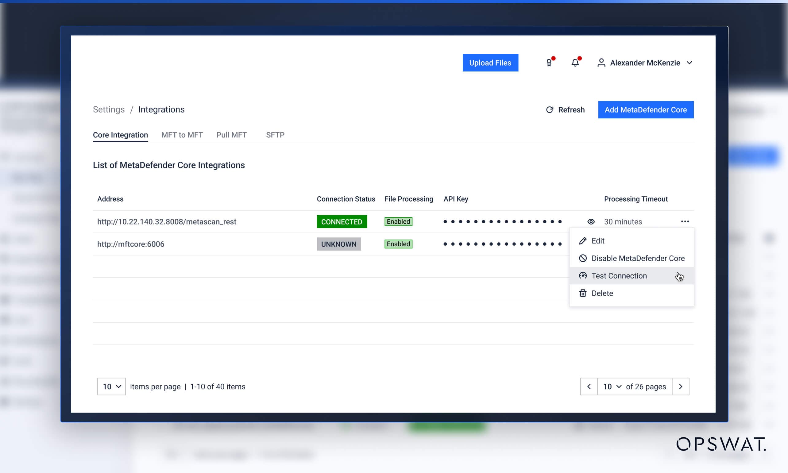 MetaDefender Managed File Transfer MFT) v3.9.0